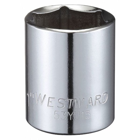 Socket 1/2" Drive SAE 1" Socket Sz Type 53YU15 by USA Westward Sockets