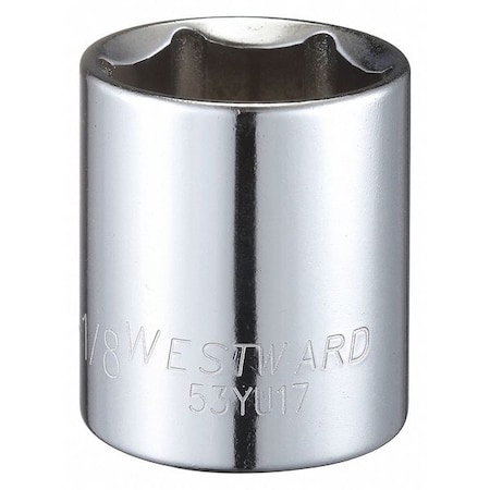 Socket 1/2" Drive SAE 1 1/8" Socket Sz Type 53YU17 by USA Westward Sockets