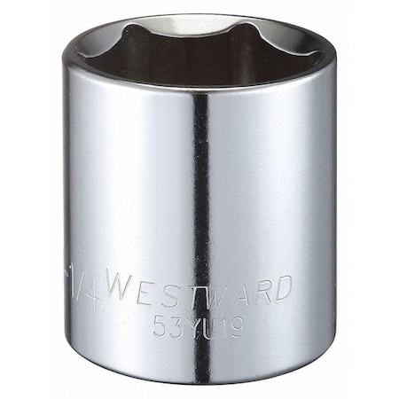 Socket 1/2" Drive SAE 1 1/4" Socket Sz Type 53YU19 by USA Westward Sockets