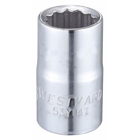 Socket 1/2" Drive SAE 9/16" Socket Sz Type 53YU47 by USA Westward Sockets