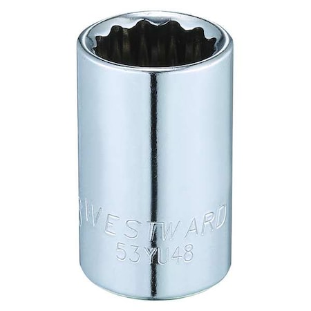 Socket 1/2" Drive SAE 5/8" Socket Sz Type 53YU48 by USA Westward Sockets