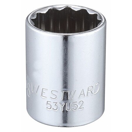 Socket 1/2" Drive SAE 7/8" Socket Sz Type 53YU52 by USA Westward Sockets
