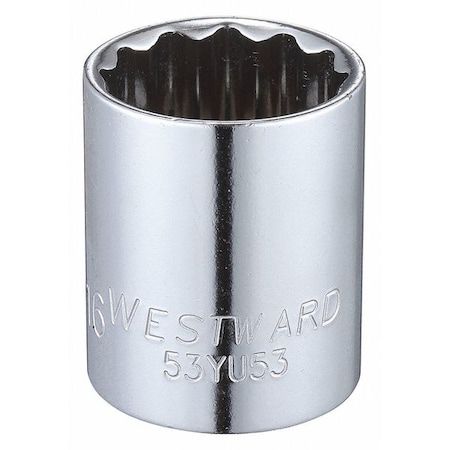 Socket 1/2" Drive SAE 15/16" Socket Sz Type 53YU53 by USA Westward Sockets