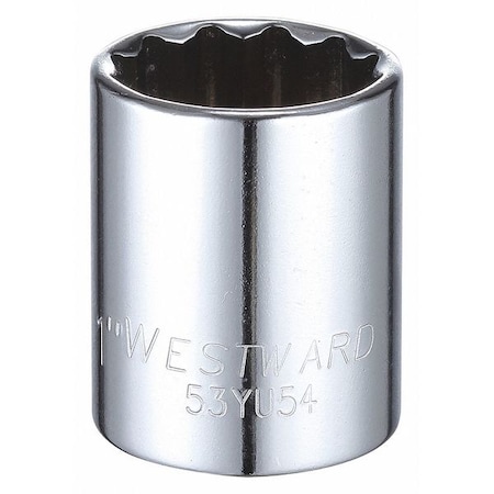 Socket 1/2" Drive SAE 1" Socket Sz Type 53YU54 by USA Westward Sockets