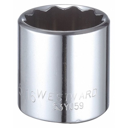 Socket 1/2" Drive SAE 1 5/16" Socket Sz Type 53YU59 by USA Westward Sockets