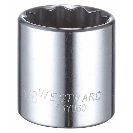 Socket 1/2" Drive SAE 1 3/8" Socket Sz Type 53YU60 by USA Westward Sockets