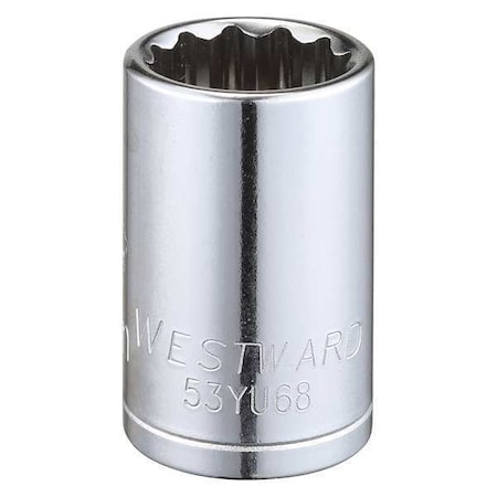 Socket 1/2" Drive Metric 17mm Socket Sz Type 53YU68 by USA Westward Sockets