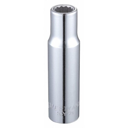 Socket 1/2" Drive SAE 7/16" Socket Sz Type 53YV24 by USA Westward Sockets
