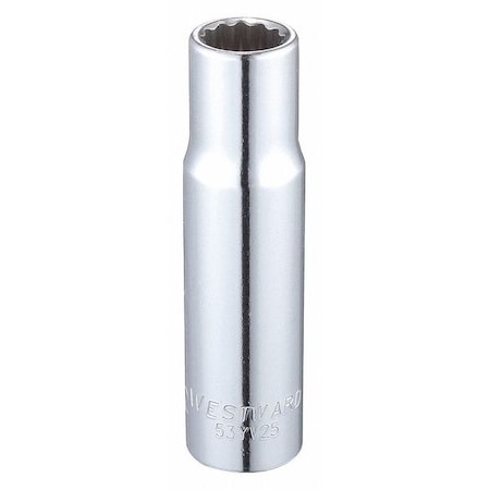 Socket 1/2" Drive SAE 1/2" Socket Sz Type 53YV25 by USA Westward Sockets
