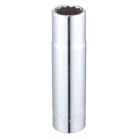 Socket 1/2" Drive SAE 9/16" Socket Sz Type 53YV26 by USA Westward Sockets