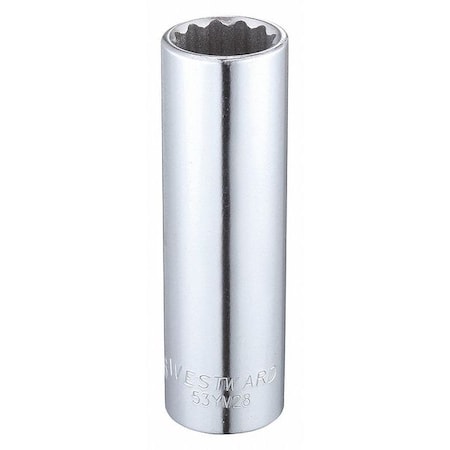 Socket 1/2" Drive SAE 11/16" Socket Sz Type 53YV28 by USA Westward Sockets