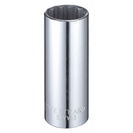Socket 1/2" Drive SAE 1" Socket Sz Type 53YV33 by USA Westward Sockets