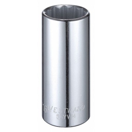Socket 1/2" Drive SAE 1 1/16" Socket Sz Type 53YV34 by USA Westward Sockets