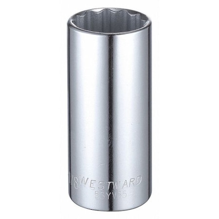 Socket 1/2" Drive SAE 1 1/8" Socket Sz Type 53YV35 by USA Westward Sockets