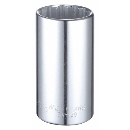 Socket 1/2" Drive SAE 1 3/8" Socket Sz Type 53YV39 by USA Westward Sockets