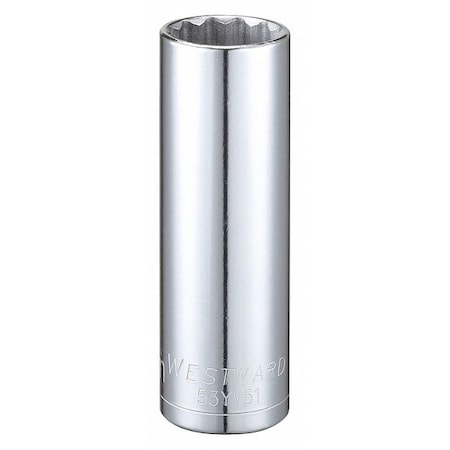 Socket 1/2" Drive Metric 21mm Socket Sz Type 53YV51 by USA Westward Sockets