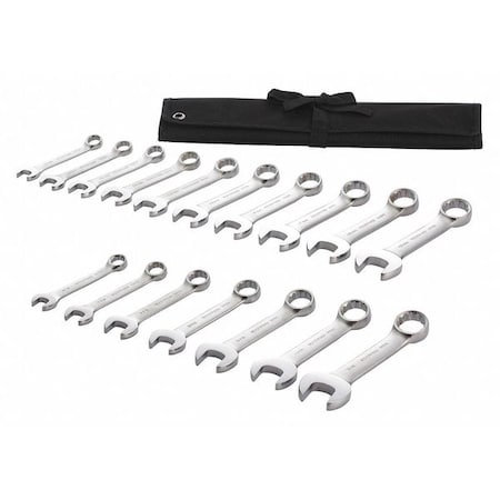 Combination Wrench Set 17 Pieces 12 Pts by USA Westward Combination Wrench Sets