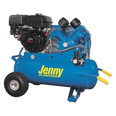 Gas Air Compressor 17 gal. Tank 9.0 HP by USA Jenny Portable Gas Air Compressors