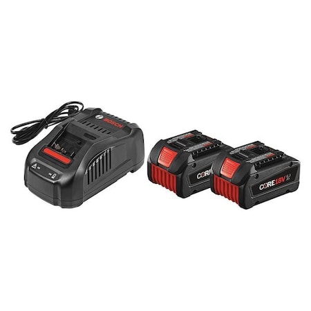 Battery and Charger Kit 6.3Ah CORE18V by USA Bosch Cordless Power Tool Accessories