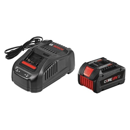 Battery and Charger Kit 18V Li Ion 6.3Ah by USA Bosch Cordless Power Tool Accessories