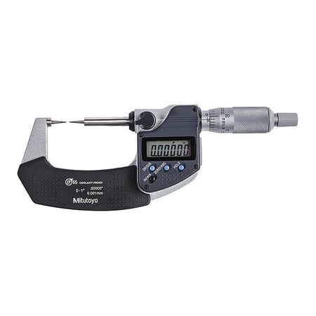 Mitutoyo Point Micrometer Ratchet Thimble Technical Info