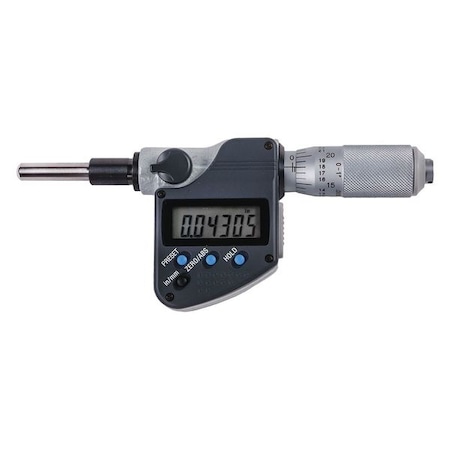 Digital Micrometer Head Steel IP65 Type 350 357 30 by USA Mitutoyo Micrometers