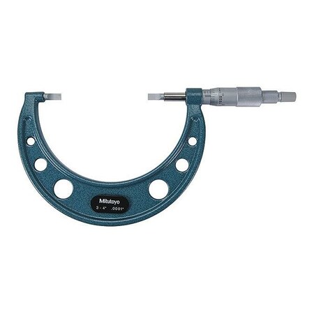 Blade Micrometer 0 to 4" Range by USA Mitutoyo Micrometers