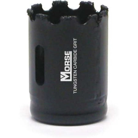 1 1/2" Carbide Grit Hole Saw by USA Morse Hole Saws & Cutters