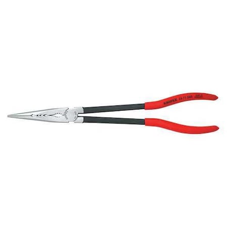 Needle Nose Plier 11" Overall Length Red by USA Knipex Solid Joint Pliers