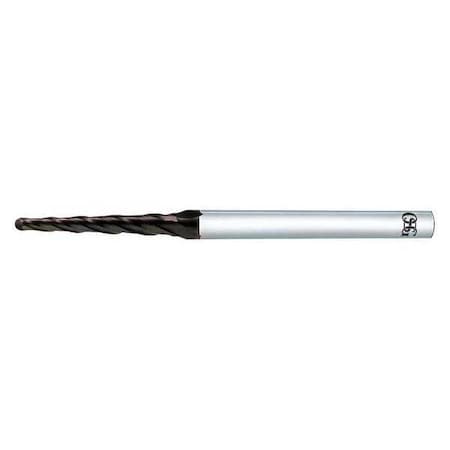 Tapered End Mill 1.80mm Large End dia. by USA OSG Carbide End Mills