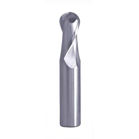 Ball End Mill AlTiN 0.187" Shank dia. by USA G.W. Schultz High Speed Steel End Mills