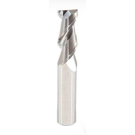 End Mill Uncoated 0.125" Shank dia. Type MSA20125 by USA G.W. Schultz Powdered Metal End Mills