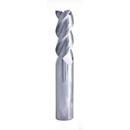 End Mill Uncoated 0.125" Shank dia. Type MSA30125 by USA G.W. Schultz Powdered Metal End Mills