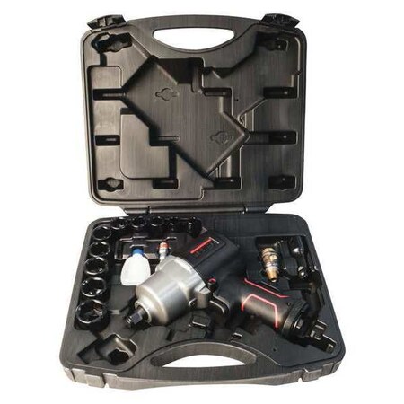 Impact Wrench R12 Kit w/Sockets 1/2 by USA JET Air Impact Wrenches