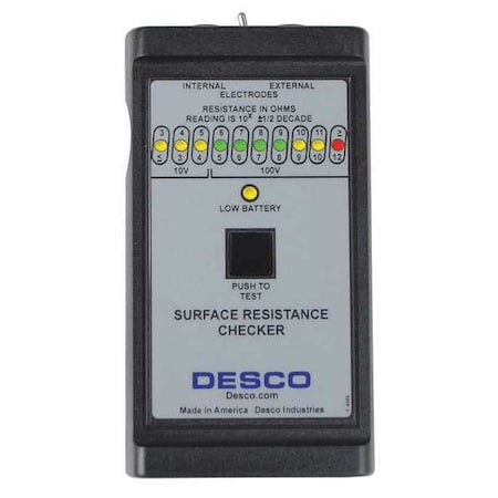 Surface Resistance Checker by USA Desco Precision Measuring Surface Testers