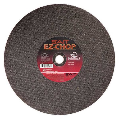 Saw Blade T 1 12x3/32x1 Ez Chop PK10 by USA United Abrasives SAIT Circular Power Saw Blades