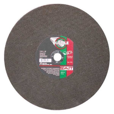 Gas Saw Blade T1 12x1/8x20mm Duct PK10 by USA United Abrasives SAIT Circular Power Saw Blades