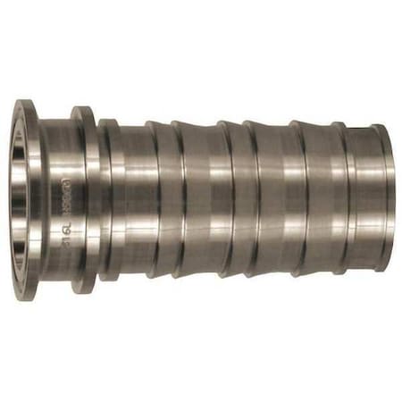 Sanitary King Crimp TriCloverStem 1 1/2 by USA Dixon Crimp Nipples