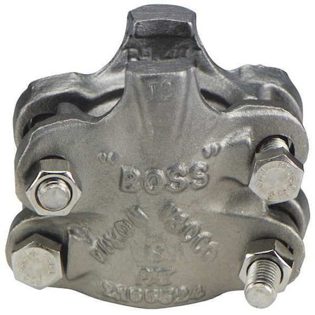 BossClamp 4Bolt SS 1" 1 34/64" 1 46/64 by USA Dixon Pneumatic Hose Clamps