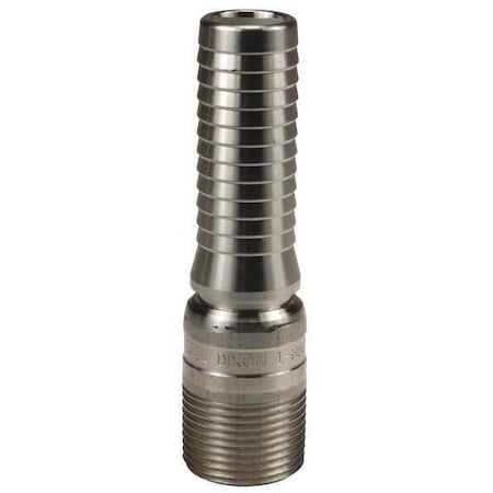 King Crimp Combo Nipple NPT 1 1/2" SS by USA Dixon Crimp Nipples