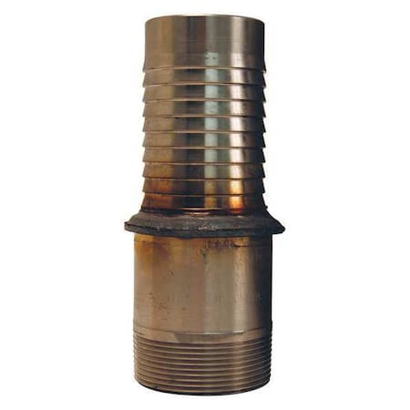 Holedall MNPT Stem 1 1/2" SS Type TMR24 by USA Dixon Pneumatic Push On Hose Fittings