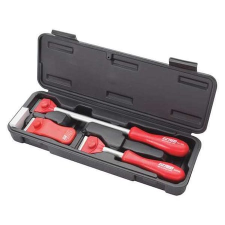 Gasket Scraper 3 pcs by USA E Z Red Wire Strippers Crimpers Cable Slitters