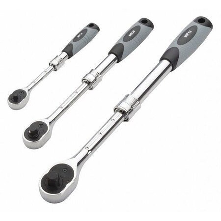 Ratchet Set Extendable 3 pcs by USA E Z Red Hand Ratchets