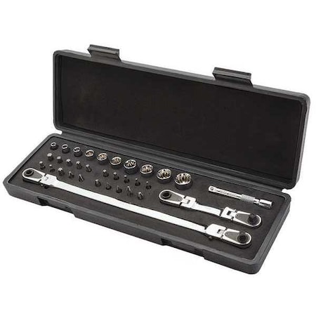 Socket Combo Set 1/4" Drive 33 pcs by USA E Z Red Socket Sets