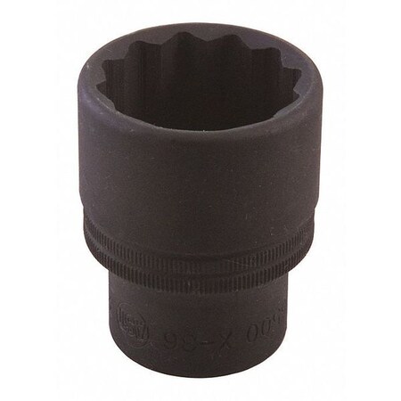 Socket 36mm 3/4" Dr Impact 12 pt. Black by USA Assenmacher Sockets