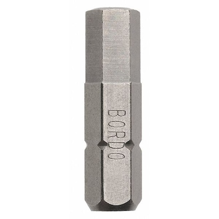 Insert Bit In Hex 7/32" 25mm Min. Qty 10 by USA Bordo Screwdriver Bits