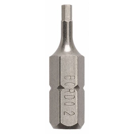 Insert Bit Hex 2mm 25mm Min. Qty 10 by USA Bordo Screwdriver Bits