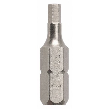 Insert Bit Hex 3mm 25mm Min. Qty 10 by USA Bordo Screwdriver Bits