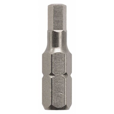 Insert Bit Hex 4mm 25mm Min. Qty 10 by USA Bordo Screwdriver Bits