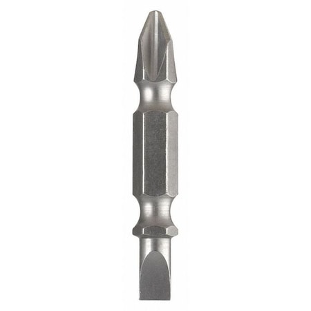 Double End Bit Phil No.2 Slotted 45mm Min. Qty 10 by USA Bordo Screwdriver Bits
